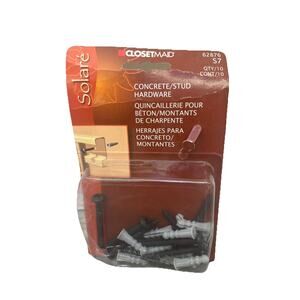 Closetmaid Concrete/Stud Hardware 10 Count. {106}.